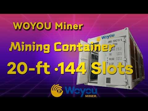 Mining Farm Solution – 144 Miner Container Setup for Large Scale Crypto Mining
