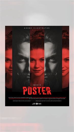 Movie Poster design in Adobe Illustrator Video on my YouTube Learn creative #learncreative | Learn Creative 2.0