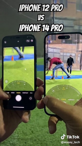 iPhone 12 Pro vs iPhone 14 Pro CAMERA TEST - #JahanFansWahanStadium #wasaytech #tech #aoakerdikhaen #iphone14pro #iphone12promax #cameratest