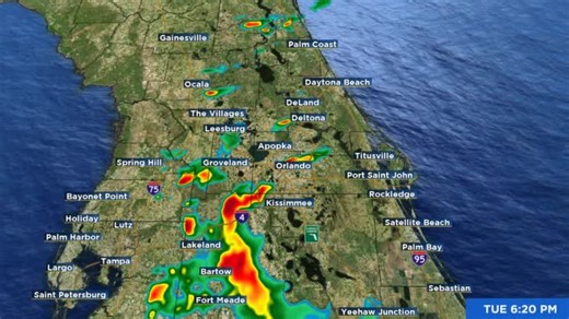 LIVE RADAR: Severe storms moving through Central Florida
