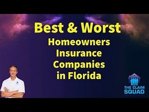 Best and Worst Homeowners insurance companies in Florida