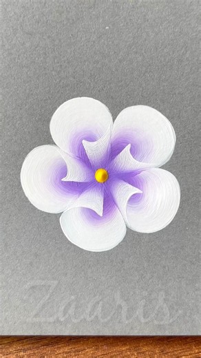 💜VIOLET flower, acrylic🖌️🎨for beginners🫶💯#shorts #violet #beginners #flowers #flowery #viral