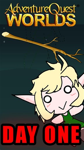 OPENING TREASURE CHESTS UNTIL I GET GOLDEN STICK DAY ONE aqw #gaming #aqworlds #mmorpg
