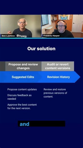 What Native Collaboration Features Are Available in TinyMCE? #wysiwyg