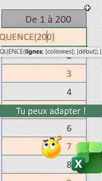 Create large Excel sequences without dragging the fill handle
