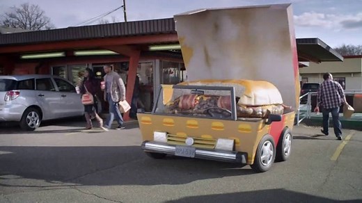 Febreze Car Vent Clip TV Spot, 'Burger Car'
