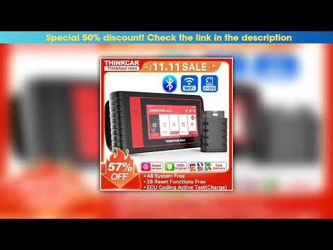 First Look THINKTOOL MINI/MINI2 Car Scanner Auto All System Diagnostic Tool 28 Reset Scan Tool Bidi