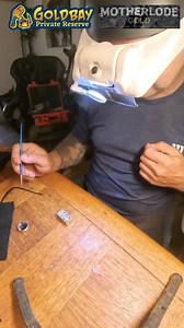 Before & after: my gold & quartz dice went from raw beauty to pure perfection 🎲 #GoldDice #QuartzAndGold #HandcraftedLuxury #OneOfAKind #GoldVeins | Goldbay Private Reserve