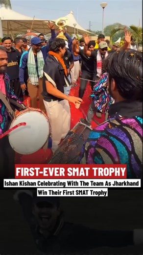 RVCJ Media on Instagram: "Ishan Kishan Leads Jharkhand As They Enter The JSCA Stadium After Historic Win ❤️‍🔥 Video Credit - @cricketjsca #rvcjinsta"