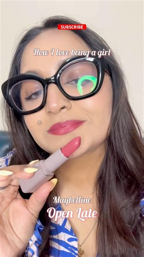 #Maybelline Serum Lipstick - Open Late,Matte Lipstick #ashortaday #youtubeshorts #lipstickswatches