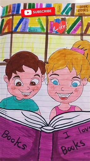 #shortsfeed #shorts #youtubeshorts#books#drawing #freinds