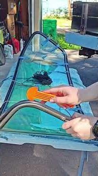 Windshield Urgency: Quick Repair and Install #1956ford #fordf250