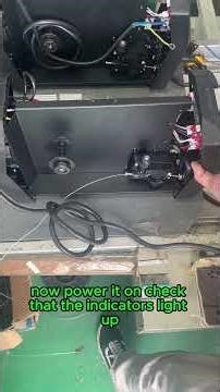 The factory tells you how to inspect and accept the electric welding machine.