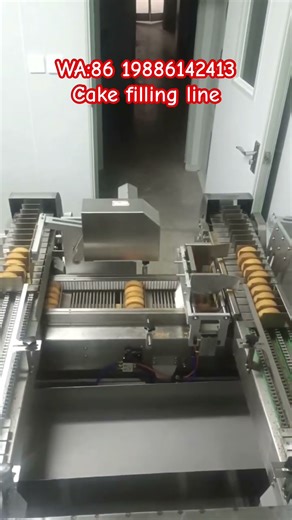 Cake filling line #packingmachine #machine #packagingmachine #factory #cake #cakes #packing #pack