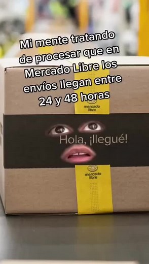 Así quedamos cuando compramos algo por Mercado Libre y de verdad nuestro pedido llega entre 24 a 48 hrs. 🤪 y por si fuera poco, el envío sale gratis por pedidos desde $16.990 🤯 ¿Y a ti que canción te da vueltas en la cabeza? 😅