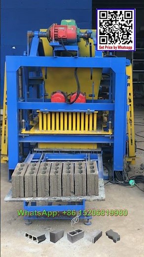 Watch This Automatic Block Machine Work in Real Time #blockmachine #brickmachine