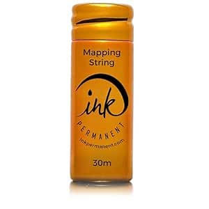 Amazon.com : Ink Permanent Brow Mapping String [100 Ft Bottles - 30 m] Pre-Inked String for Permanent Makeup and Microblading Supplies, Brow Mapping Kit, String for Brow Shaping (Gold) : Beauty & Personal Care