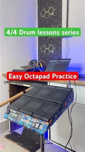 🎯 4/4 Beat Mastery Start | Easy Practice Routine #ytshorts #music #yamahadtx #octapad