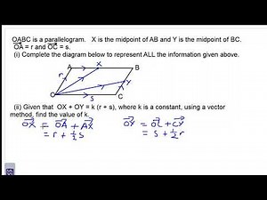 vectors question (csec maths january 2019)