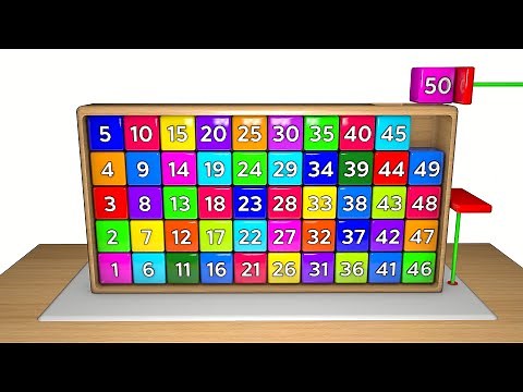 Number Song 1-50 | Counting by 1 to 50