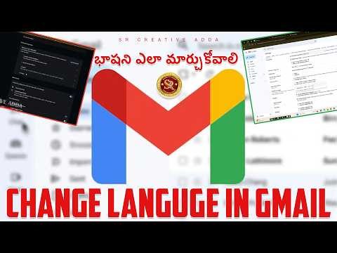 How to Change Language on Gmail Telugu| Change Gmail Language to English 2026 #srcreativeadda