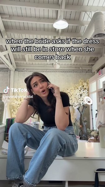 my crystal ball has bad connection gurl #weddingdresses #2026bride #2027bride #bridalshop #bridalstylist