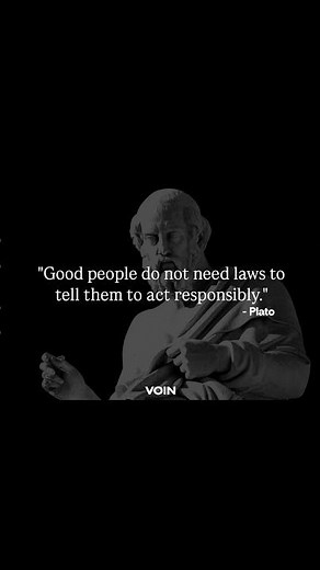 Plato on Morality | Why Good People Don't Need Laws #philosophy #fypシ゚viral #shorts #plato