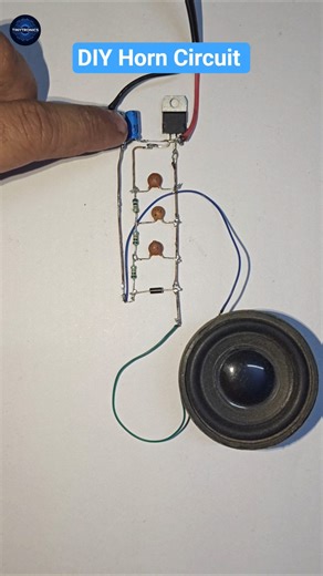 Ye DIY Horn Circuit Itna Powerful Kaise Hai? #diyproject #shorts #horn