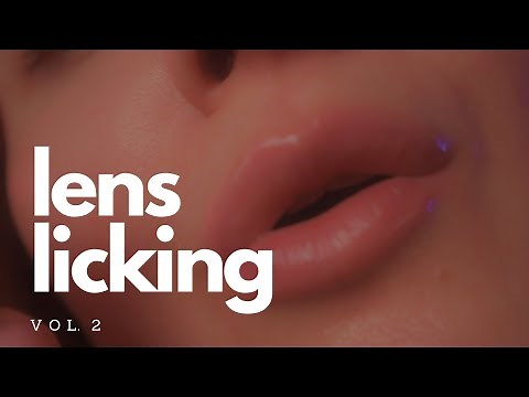 ASMR Foggy Lens Licking and Mouth Sound 👄👅🔊 Full Tongue ( Gentle & Dreamy) Relaxing #asmr Video!