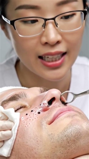 Pure Glow ASMR | Gentle Whitehead Extraction & Deep Skin Cleaning Therapy 🌿💆‍♀️😌 #cleansingsoap