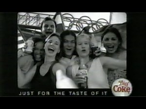 1996 Atlanta Olympics Diet Coke Commercial - "Just for the taste of it" - 90s Commercials