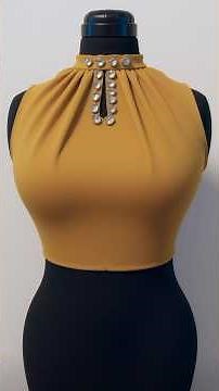Craft a Perfect Bodice with Collar: Step-by-Step Draft, Sew & Mannequin Show
