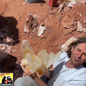 807K views · 10K reactions | That time we pulled the best selenite I’ve EVER SEEN! | The Crystal Collector | Facebook