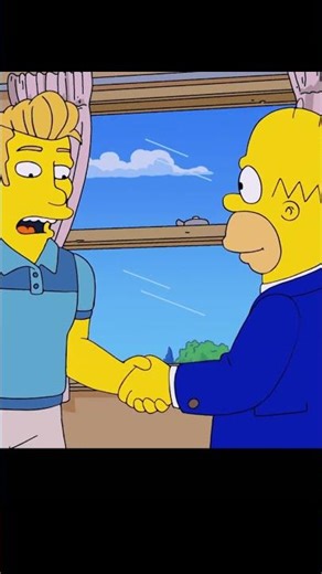 Homer dreamed that he owned a luxury car #anime #animerecap #TheSimpsons