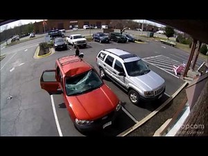 "Interstate Battery Delivery Fail: Drone Drops, Car Gets Smashed!"