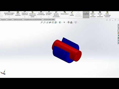 COMMENT FAIRE UNE LIAISON PIVOT-GLISSANTE SUR SOLIDWORKS