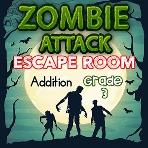 Halloween Addition Escape Room | 3rd Grade Zombie Digital Game