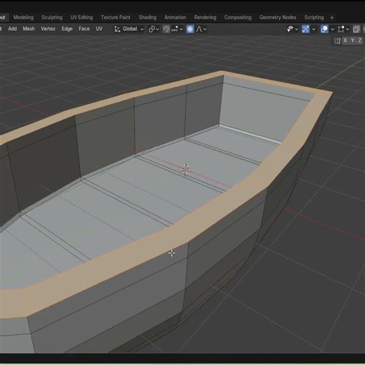Моделируем ЛОДКУ в Blender 5.1