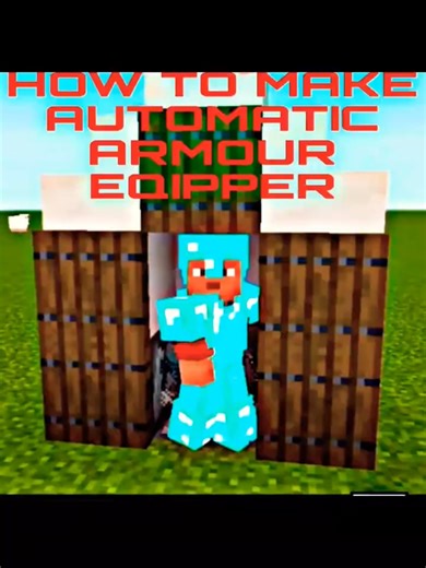 MINECRAFT AOTOMITIC ARMOUR EQIPPER | #viralshorts