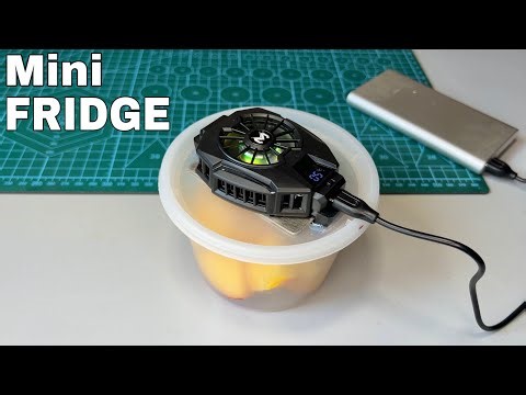 How to Make a Mini Fridge at Home | USB Powered Travel Refrigerator | DIY Miniature Car Fridge