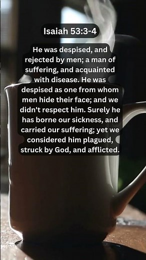 Jesus Saves | Isaiah 53:3-4 Daily Bible Verse