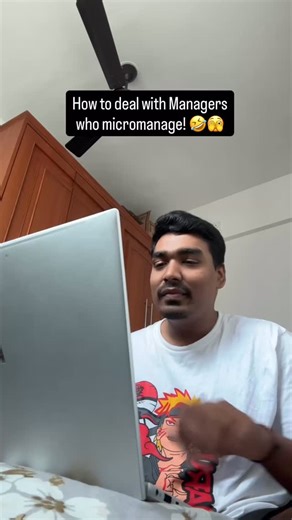 Best trick to deal with the Managers who micro manage! 🤣🤫 [micro manage, managers, manager memes, office memes, corporate memes, office jokes, software engineers, software developers, deloitte, tcs, infosys] #manager #officememes #corporatememes #managermemes #officejokes | Varun Mohan
