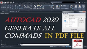 Generate all commands of autocad 2020 in PDF. Dear Students In this Tutorial you will learn about AliasEdit command, by the use of Aliasedit command you can generate all commands of autocad in PDF file. | CAD CAREER