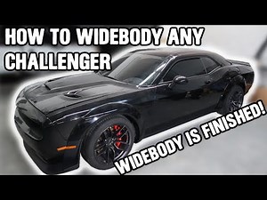 I INSTALLED A OEM DEMON WIDE BODY ON MY CHALLENGER!