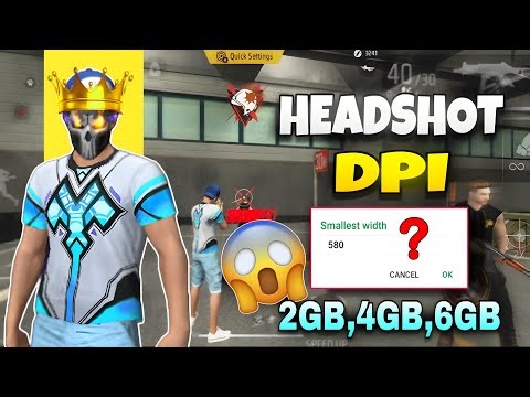 Free Fire Best DPI for 2GB, 3GB, 4GB RAM 🎯 2026 Update (99% Auto Headshot) 😱🔥