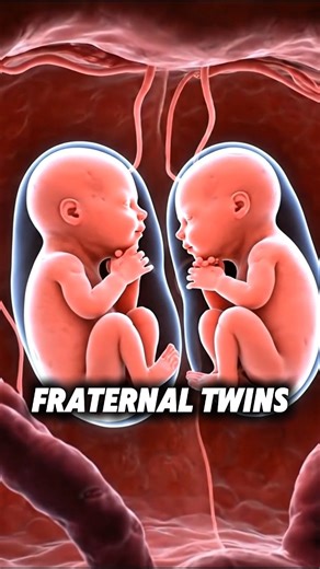 Ovulation & Fertilization of Fraternal TWINS ❤️❤️ | 3D Animation #shorts #twins #pregnancy