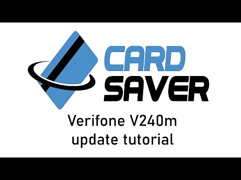 Verifone V240m Update Tutorial