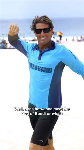Can the USA win against the king of Bondi? #competition #bodybuilding #bondirescue #beach | Bondi Rescue