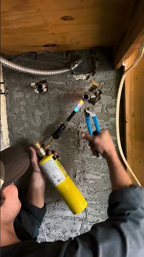 The Ruud 50 gal electric water heater installation