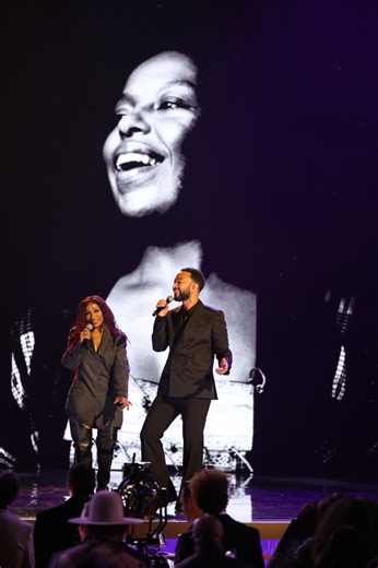 7.3M views · 11K reactions | Generations collide in a moment that stops time at the #GRAMMYS. John Legend and Chaka Khan deliver a soul-stirring reminder that love, justice, and humanity still matter. | GRAMMYS | Facebook